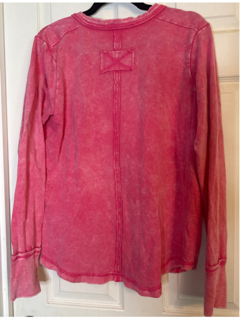 ZENANA Long Sleeve Tee L Pink - Picture 2 of 3
